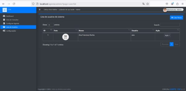 Sistema para agendamento de consultas em PHP 8.0 ou superior - Imagem 4