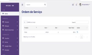 Gestão de oficina mecânica com cadastro de defeitos em PHP 8.1