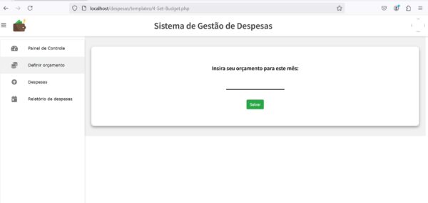 Sistema de Gerenciamento de despesas em PHP 5.6 - Imagem 3
