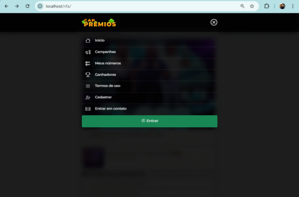 Sistema de Rifas em PHP 8.2 - Imagem 2