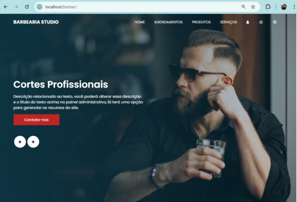 Sistema para barbearias em PHP 7.4 e MySql