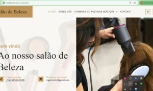 Sistema completo de gestão e agenda para salão de beleza