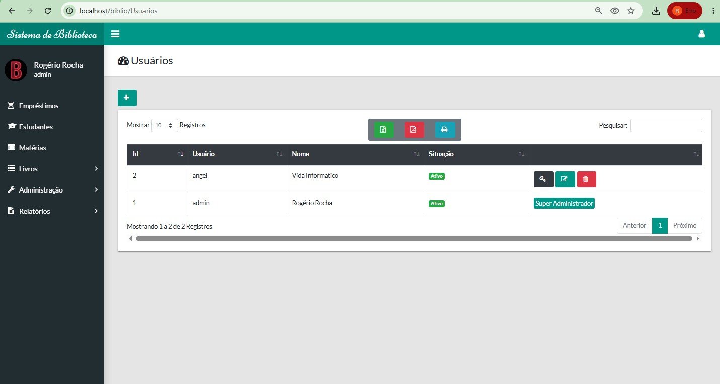 Sistema de gerenciamento de bibliotecas Biblo template verde – PHP 8.2 - Imagem 4