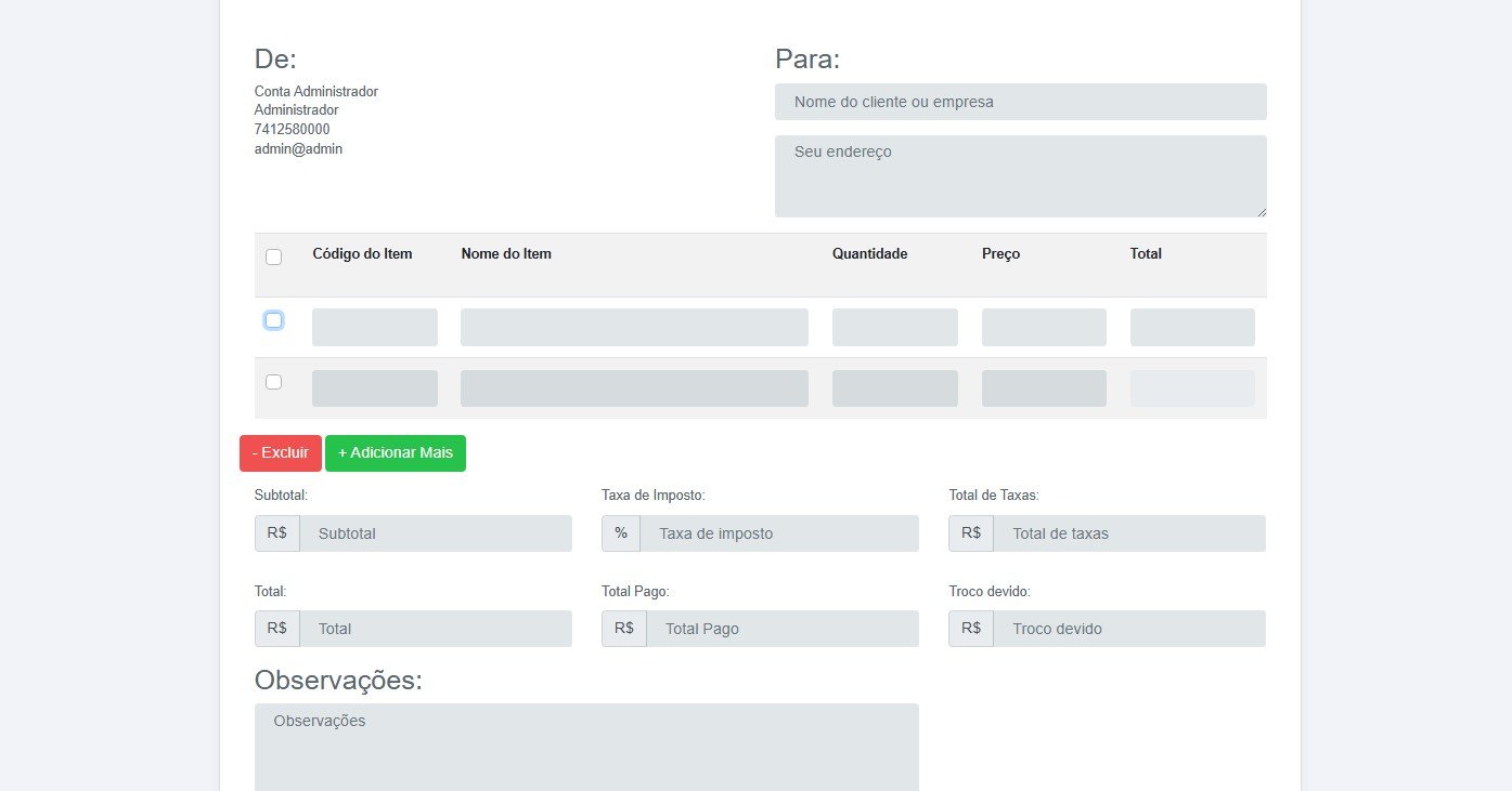 Sistema de emissão de faturas simples – PHP 8.2 e MysQl - Imagem 4
