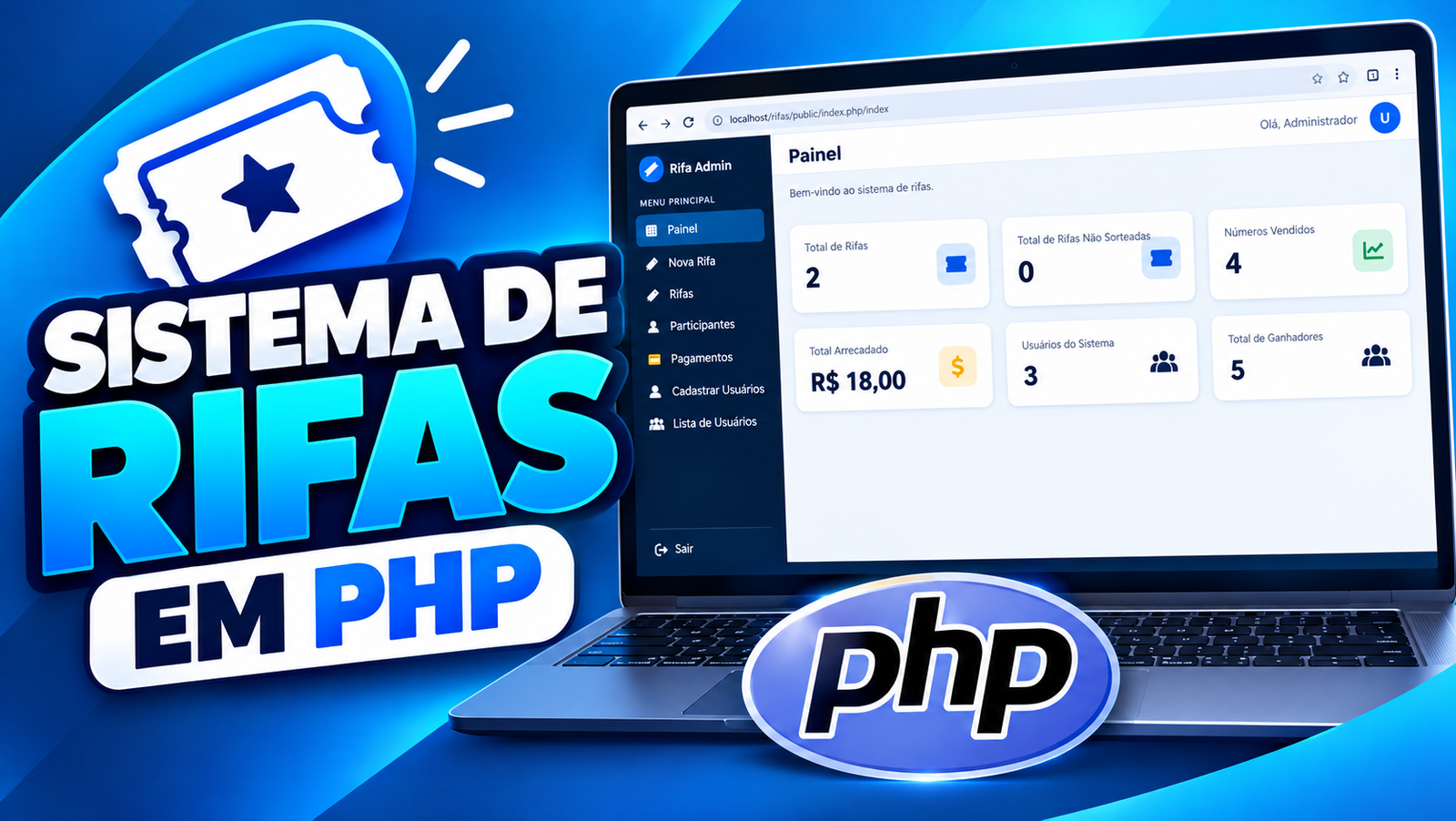 Sistema de rifas em PHP