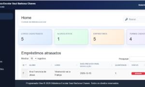 Sistema de gestão de Bibliotecas - praticamente grátis